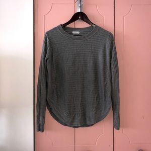 Jacqueline de yong grey crew neck sweater